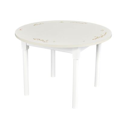 Kids Playroom Furniture - Linen Blossom - Soft Jute - Rectangular Table