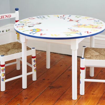 Kids Playroom Furniture - Timeless Toys - Soldier Red - Round Table