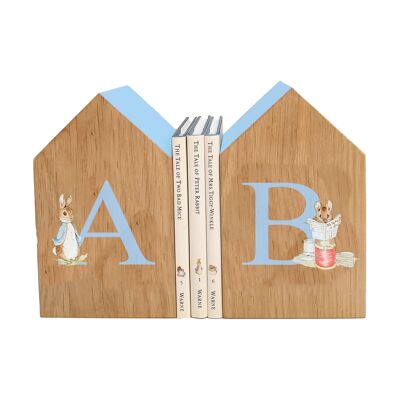 Personalised Oakhouse Bookends - Beatrix Potter - Dragons Blue Trim