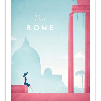 Kunstplakat - Besuchen Sie Rom - Henry Rivers W17763