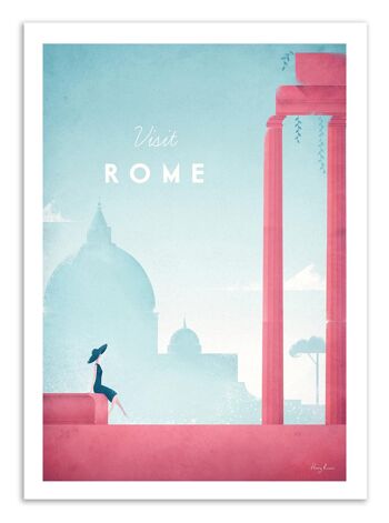 Art-Poster - Visit Rome - Henry Rivers W17763 1