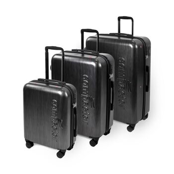Lot de 3 valises Graphite Dark Grey, tailles S + L + XL, RAN10238 1