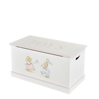 Cambridge Toy box - Barbara's Bunnies - Dragons Pink Trim