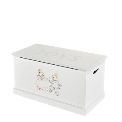 Cambridge Toy box - Designer Bunnies - Chic Grey Trim