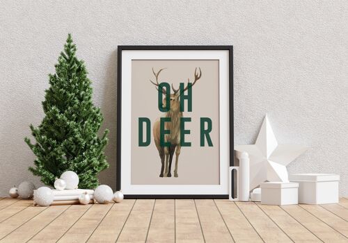 Oh Deer - A4 Print