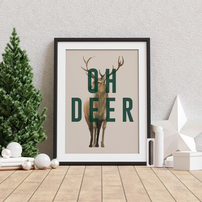 Oh Deer - A4 Print