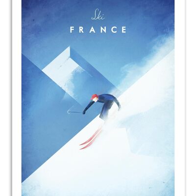 Art-Poster - Ski France - Henry Rivers W17764-A3