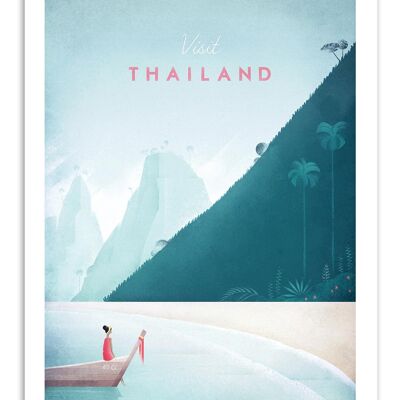 Poster d'arte - Visita la Thailandia - Henry Rivers W17766-A3