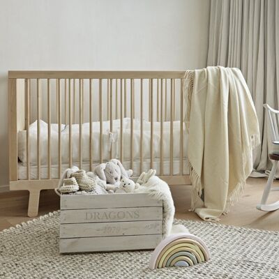 Nightingale Cot Bed - Linen Blossom