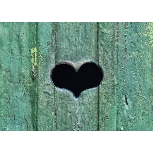 Wallcovering Heart Plank of Woods
