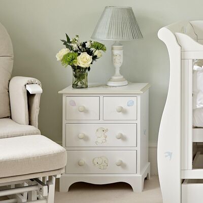 Small Chest of Drawers - Beatrix Potter - Blissful Blue Trim