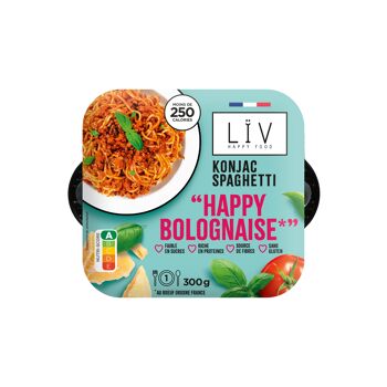 Plats cuisinés de konjac & avoine, bolognaise faibles en sucres et sans gluten 2