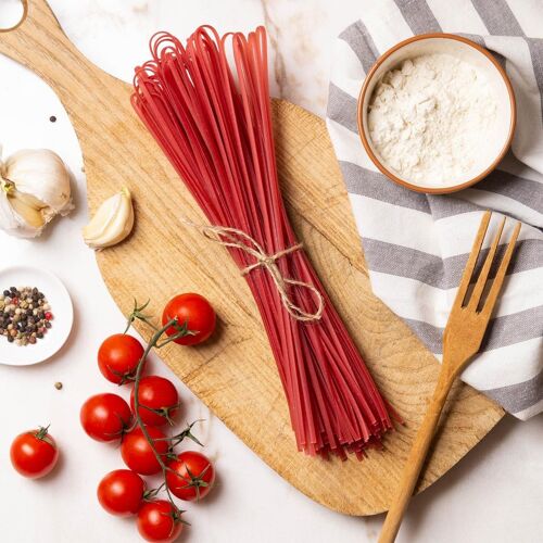 Linguine artigianali al Vino Rosso