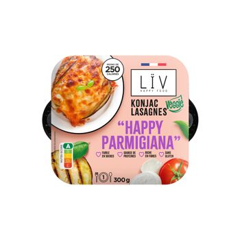 LÏV Happy Food  KONJAC LASAGNES PARMIGIANA MEGA LIGHT 1