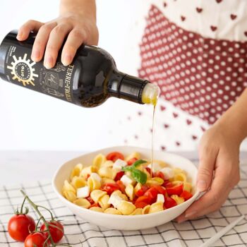 Huile d'olive extra vierge 0,5 L - Hostie aux rayons 3