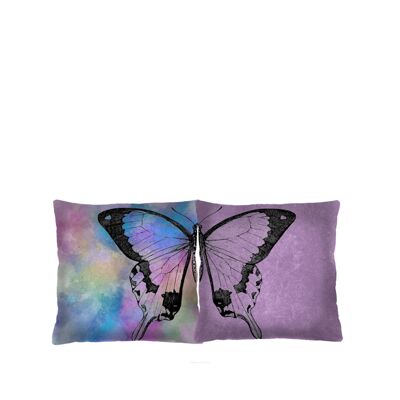 Butterfly Duo 2er-Set Dekokissen Home Bertoni 40 x 40 cm.