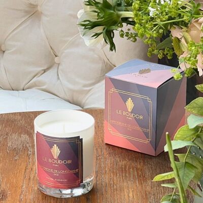 100% vegetable candle - Le Boudoir Paris - Longchamp Hippodrome Edition - Legendary Fig tree fragrance