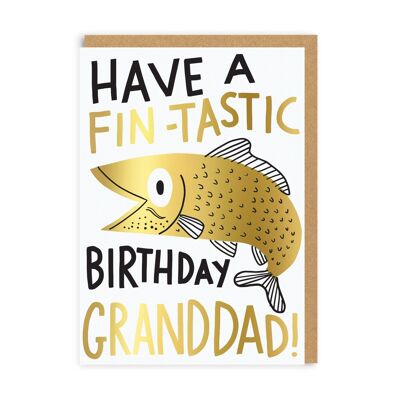 Fin-Tastic Birthday Grandad , HELLO-GC-4399-A6