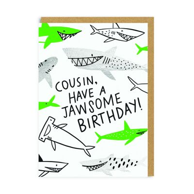 Cousin, Have A Jawsome Birthday! , HELLO-GC-4397-A6