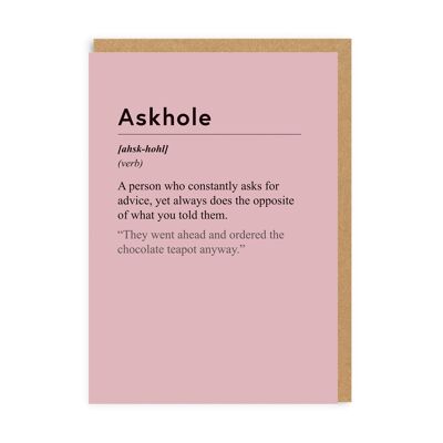 Askhole , OD-GC-4886-A6