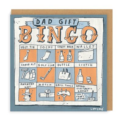 Dad Gifts Bingo , ML-GC-002-SQ