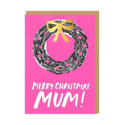 Neon Wreath Mum , HELLO-GC-3371-A6