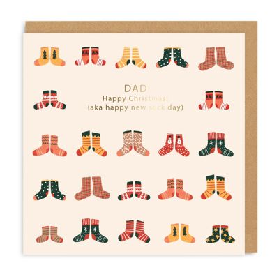 Dad - Happy Christmas New Socks , JFGC6796