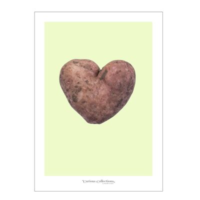 Poster cuore di patate