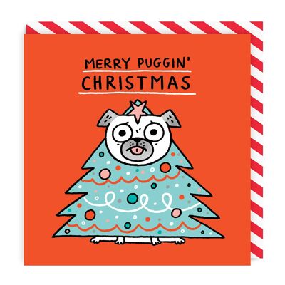 Merry Puggin' Christmas Square , GEMMAGC5673
