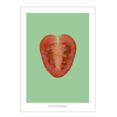 Poster cuore pomodoro
