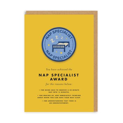 Nap Specialist , YEI-GC-3738-A6