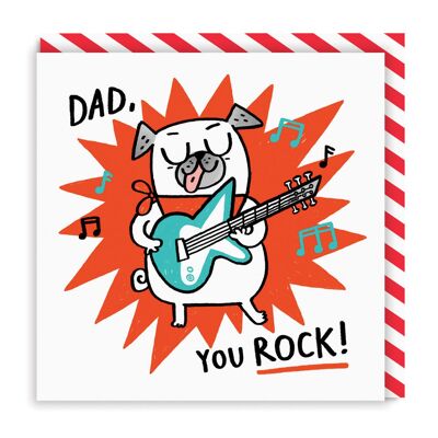 Dad You Rock (Guitar) , GEMMA-GC-5382-SQ