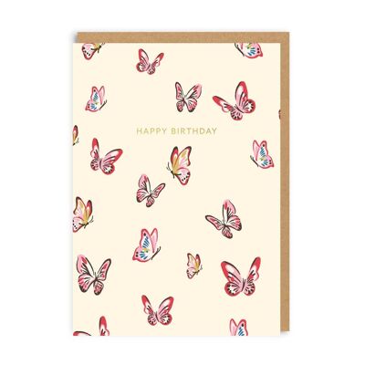 Happy Birthday Butterflies , CATH-GC-5507-A6