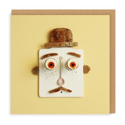 Eggs and Toast Face , SAY-GC-5235-SQ