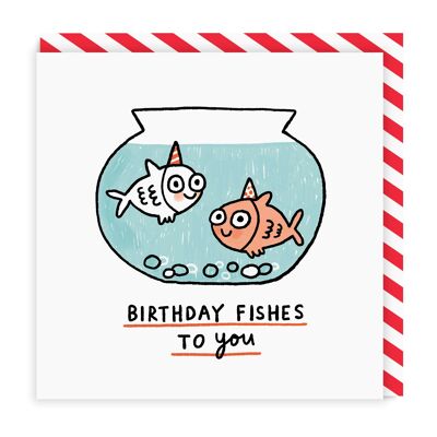 Birthday Fishes To You , GEMMA-GC-4906-SQ