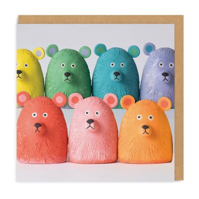 Rainbow Bears , SAY-GC-4852-SQ