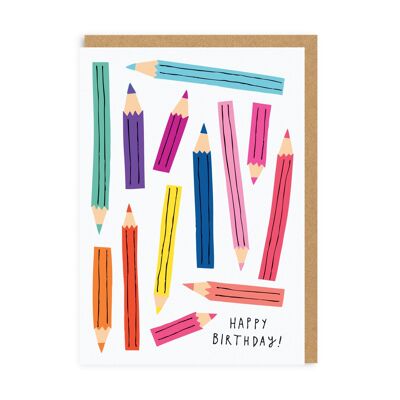 Pencils Happy Birthday , BAB-GC-4692-A6