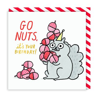 Go Nuts It's Your Birthday , GEMMA-GC-4292-SQ