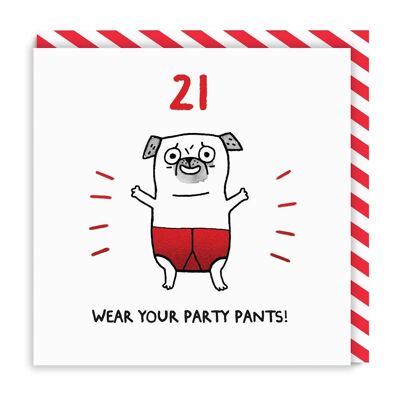 21 Wear Your Party Pants! , GEMMA-GC-4417-SQ