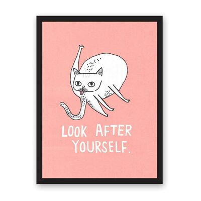 Look After Yourself A3 Riso Print , GEMMA-RP-3261-A3