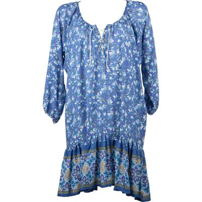 Kleid Blossom Blue