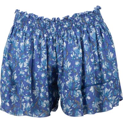 Shorts blu fiore Blossom