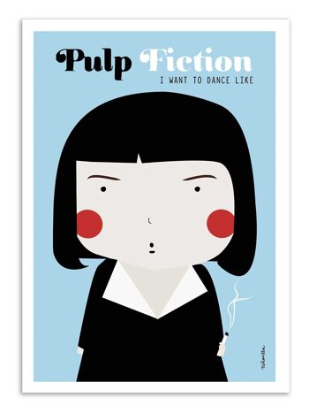 Art-Poster - Pulp Fiction - Ninasilla W18152B-A3 1