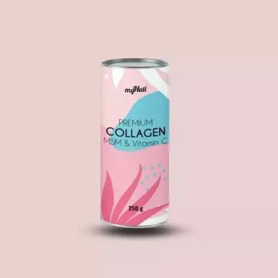 Collagen Premium + MSM + Vitamin C, 250g