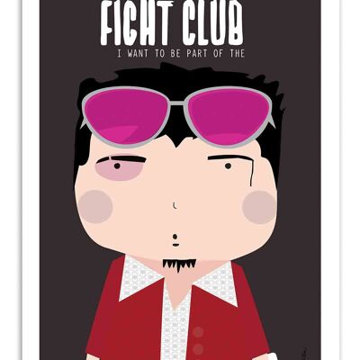 Poster artistico - Fight Club - Ninasilla W18158-A3