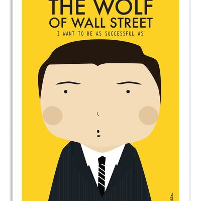 Poster artistico - Il lupo di Wall Street - Ninasilla W18159B-A3