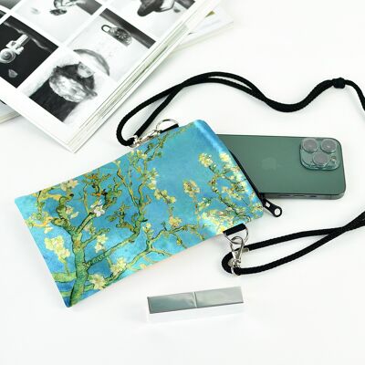 PHONE BAG  VINCENT VAN GOGH "ALMOND BLOSSOMS"