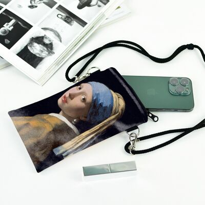 PHONE BAG JOHANNES VERMEER "GIRL WITH A PEARL EARRING"