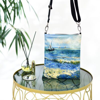 SHOULDER BAG VINCENT VAN GOGH "THE SEA AT LES SAINTES-MARIES-DE-LA-MER"