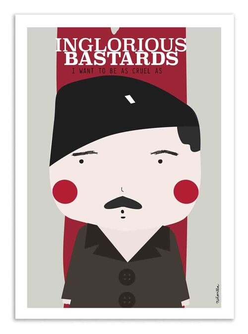 Art-Poster - Inglorious bastards - Ninasilla W18160B-A3